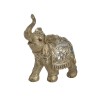 Elefant decor din rasina Antique Gold 14 cm x 17 cm