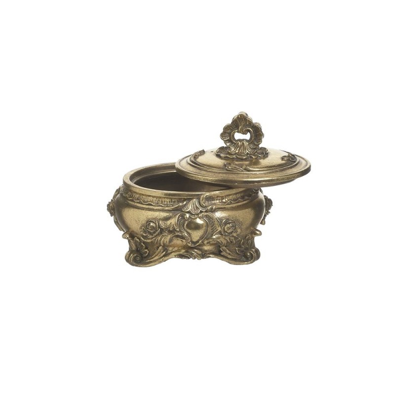 Bomboniera din rasina Antique Golden 14 x 14 cm - Romantic Home Bomboniera din rasina Antique Golden 14 x 14 cm - Romantic Home