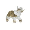Elefant decor din rasina White Golden 22 cm x 9 cm x 19 cm Elefant decor din rasina White Golden 22 cm x 9 cm x 19 cm