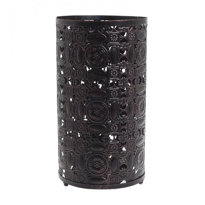 Suport umbrela metalic negru cu auriu 24 x 42cm Suport umbrela metalic negru cu auriu 24 x 42cm
