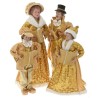 Familie Colindatori Golden set 4 figurine 95 cm - Romantic Home Familie Colindatori Golden set 4 figurine 95 cm - Romantic Home