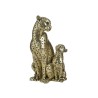 Figurina din rasina Golden Leopards 14 cm x 25 cm - Romantic Home Figurina din rasina Golden Leopards 14 cm x 25 cm - Romantic Home