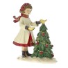 Figurina din rasina Girl decorating Christmas Tree 10 cm x 12 cm - Romantic Home Figurina din rasina Girl decorating Christmas Tree 10 cm x 12 cm - Romantic Home