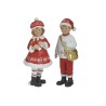Set 2 figurine din rasina Xmas White Red 9 cm x 20 cm - Romantic Home Set 2 figurine din rasina Xmas White Red 9 cm x 20 cm - Romantic Home