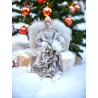 Varf de brad Angel Champagne 30 cm - Romantic Home Varf de brad Angel Champagne 30 cm - Romantic Home