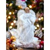 Varf de brad White Angel 45 cm - Romantic Home