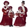 Familie Colindatori Burgundy Velvet 95 cm - Romantic Home Familie Colindatori Burgundy Velvet 95 cm - Romantic Home