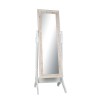Oglinda de podea Romantic White Beige 55 cm x 50 cm x 160 cm