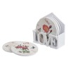 Set 6 suporturi de pahar + carcasa LOVE - Romantic Home Set 6 suporturi de pahar + carcasa LOVE - Romantic Home