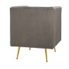Fotoliu Grey Gold Velvet 69 cm x 73 cm x 80 cm - Romantic Home