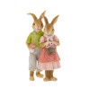 Figurina din rasina Bunny Couple 8 cm x 5 cm x 14 cm Figurina din rasina Bunny Couple 8 cm x 5 cm x 14 cm