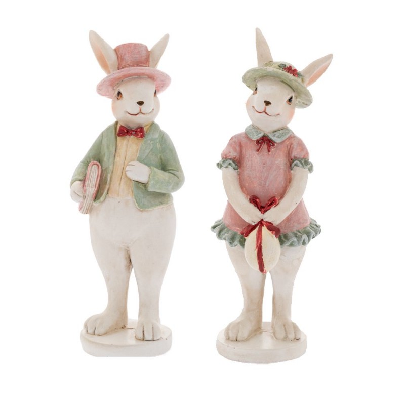 Set 2 figurine Bunny Pastel...