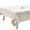Fata de masa creme Flowers 120 x 120cm-Fata de masa Fata de masa creme Flowers 120 x 120cm-Fata de masa
