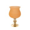 Vaza din sticla Orange Gold 18 cm x 30 cm - Romantic Home Vaza din sticla Orange Gold 18 cm x 30 cm - Romantic Home