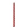 Set 6 lumanari Old Pink Twisted 25 cm Set 6 lumanari Old Pink Twisted 25 cm