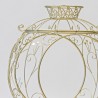 Caleasca metalica aurie 150 cm x 94 cm x 58 cm - Romantic Home