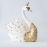 Lebada decor White Gold 48 cm x 28 cm x 58 cm