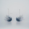 Set 2 ornamente brad Blue Swan 9 cm x 10 cm Set 2 ornamente brad Blue Swan 9 cm x 10 cm