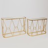 Set 2 console metalice cu oglinda Golden Touch - Romantic Home Set 2 console metalice cu oglinda Golden Touch - Romantic Home