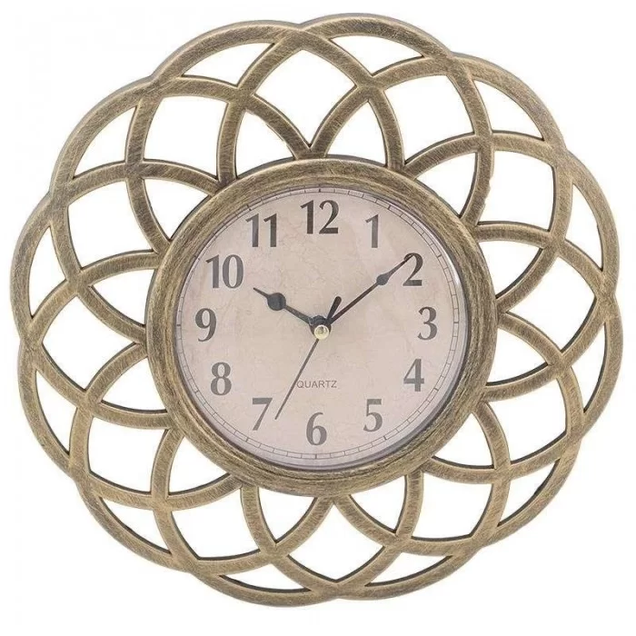 Ceas decor perete Antique Gold 25 cm Ceas decor perete Antique Gold 25 cm