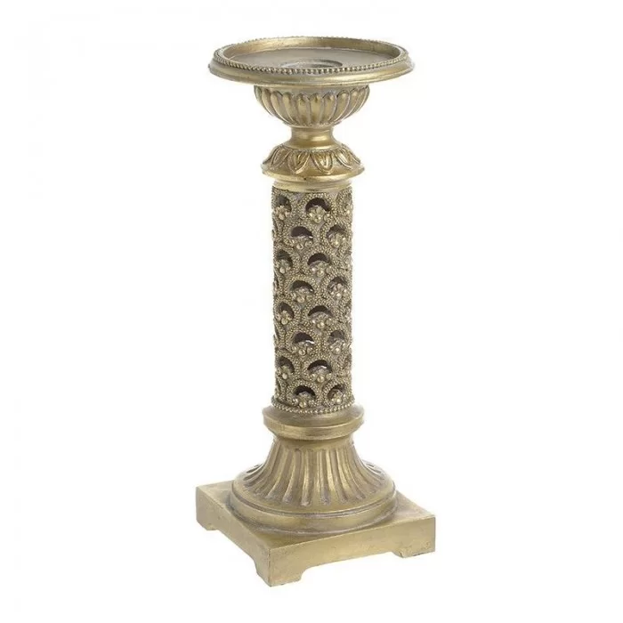 Suport lumanare din rasina Antique Golden Suport lumanare din rasina Antique Golden