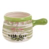 Ghiveci flori Flamingo deco cu maner - Romantic Home Ghiveci flori Flamingo deco cu maner - Romantic Home