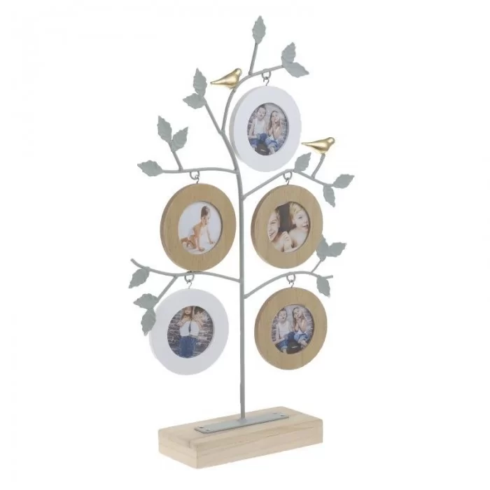 Colaj 5 foto lemn Tree of Life 31x50 Colaj 5 foto lemn Tree of Life 31x50