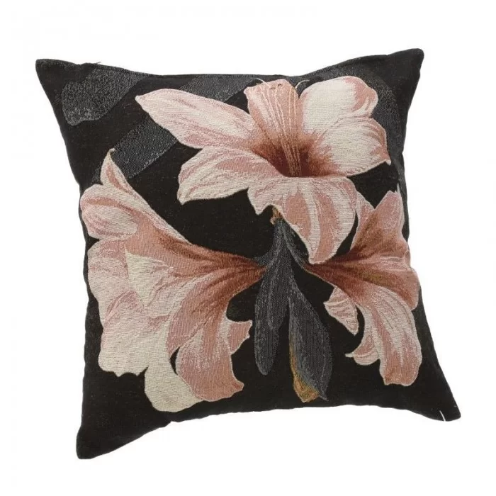 Perna decor cu broderie Brown Pink 43x43 Perna decor cu broderie Brown Pink 43x43