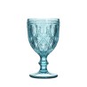 Set 6 pahare decor Blue cu picior-Pahare si Borcane Set 6 pahare decor Blue cu picior-Pahare si Borcane