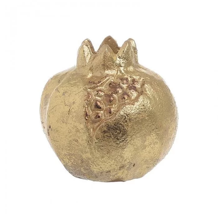 Suport lumanare metalic Gold Pomegranate - 1