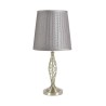 Veioza metalica Silver 22cm x 22cm x 52cm - Romantic Home Veioza metalica Silver 22cm x 22cm x 52cm - Romantic Home