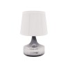 Veioza din sticla Silver 26 x 40 cm-Veioze Veioza din sticla Silver 26 x 40 cm-Veioze