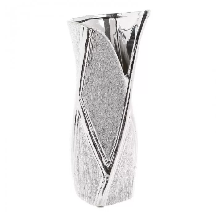Vaza decor din ceramica Silver 13 x 11 x 30 cm Vaza decor din ceramica Silver 13 x 11 x 30 cm