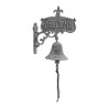 Clopot metalic decorativ Welcome antichizat 19X11X25 cm - Romantic Home Clopot metalic decorativ Welcome antichizat 19X11X25 cm - Romantic Home