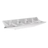Platou din ceramica Silver 39cm x 18cm x 6cm-Platouri Platou din ceramica Silver 39cm x 18cm x 6cm-Platouri