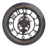 Ceas de perete decor din plastic Black Gold 50 cm-Ceasuri de perete Ceas de perete decor din plastic Black Gold 50 cm-Ceasuri de perete