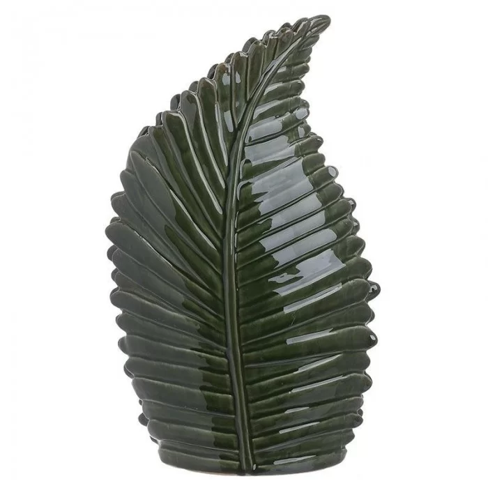 Vaza ceramica Green Leaf 38 cm Vaza ceramica Green Leaf 38 cm