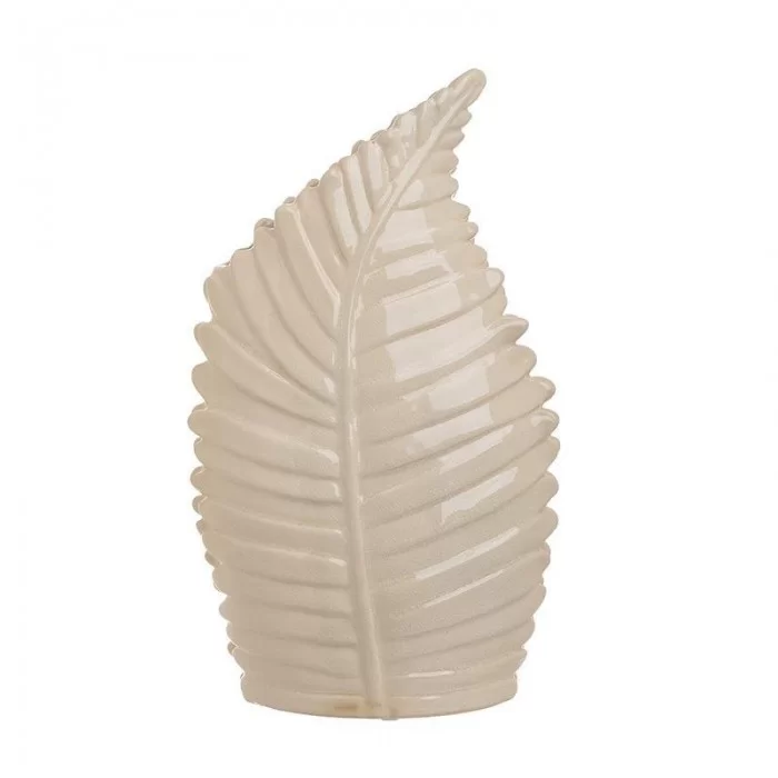 Vaza ceramica Creme Leaf 33 cm Vaza ceramica Creme Leaf 33 cm