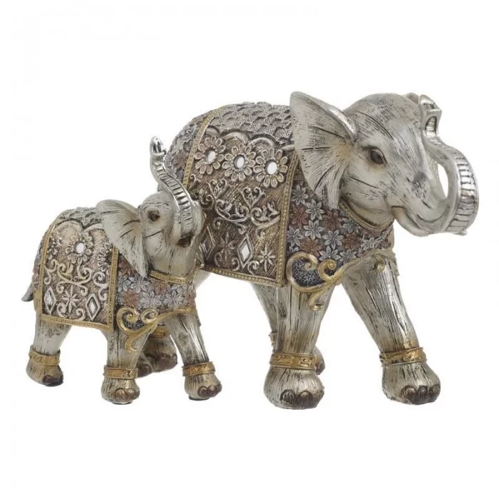 Elefanti decor din rasina Silver/ Golden Elefanti decor din rasina Silver/ Golden