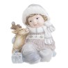 Figurina decorativa Craciun copil si caprioara 22 x 21 x 22 cm - Romantic Home Figurina decorativa Craciun copil si caprioara 22 x 21 x 22 cm - Romantic Home