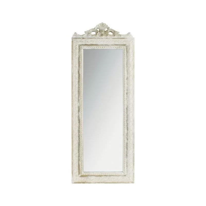 Oglinda din rasina Vintage White Gold 35 x 2 x 90 cm - 2