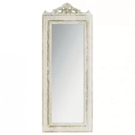 Oglinda din rasina Vintage White Gold 35 x 2 x 90 cm
