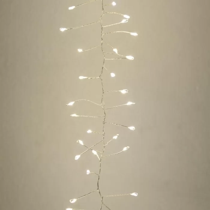 Luminite LED Christmas 300 pcs cu fir argintiu Luminite LED Christmas 300 pcs cu fir argintiu