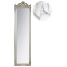 Oglinda de podea din rasina argintiu 40cm x 2cm x 162cm - Romantic Home