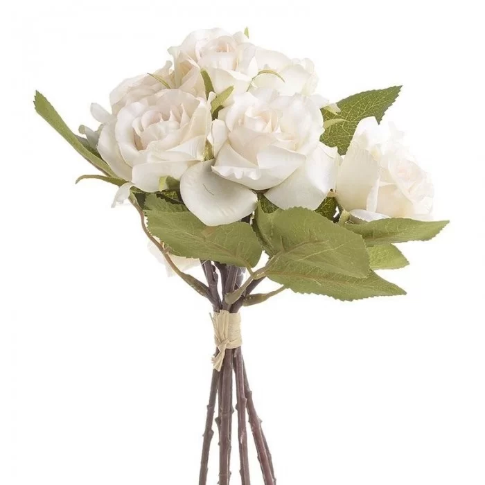 Buchet de flori decor Ivory 23 cm Buchet de flori decor Ivory 23 cm