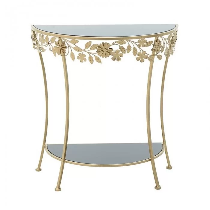 Masa Golden Flowers 74 x 37 x 77 cm Masa Golden Flowers 74 x 37 x 77 cm