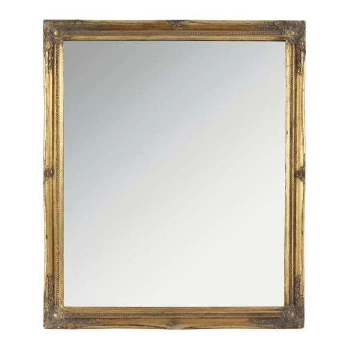 Oglinda de perete din rasina auriu antichizat 57 x 67 cm Oglinda de perete din rasina auriu antichizat 57 x 67 cm