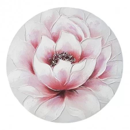 Tablou canvas White Pink Flowers 60 cm - 1