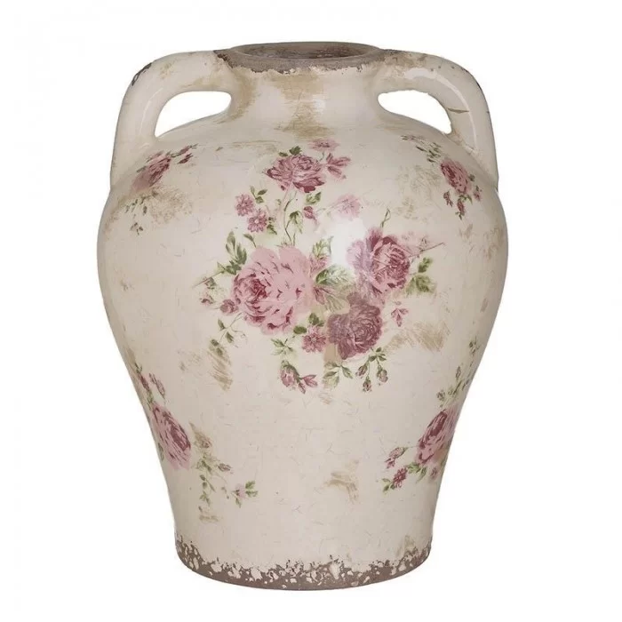 Amfora din ceramica Antique Flowers Amfora din ceramica Antique Flowers