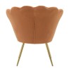 Fotoliu Orange Velvet - Romantic Home Fotoliu Orange Velvet - Romantic Home